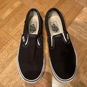 black vans size 9